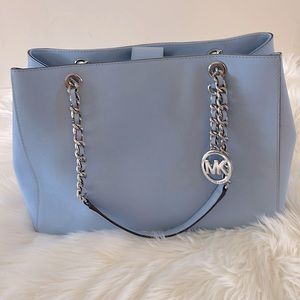 Michael Kors Light Blue Handbag
